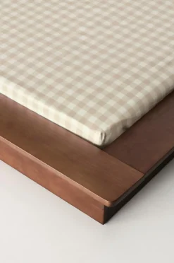 Dra-På-Lakan|Jotex LAUREN Dra-på-lakan Ekologisk Beige/vit