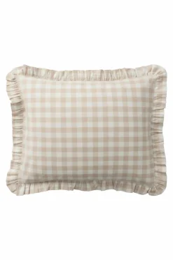 Örngott|Jotex LAUREN FRILL örngott Med Volang Ekologisk 60x50 Cm Beige/vit