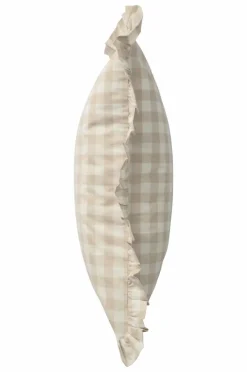 Örngott|Jotex LAUREN FRILL örngott Med Volang Ekologisk 60x50 Cm Beige/vit