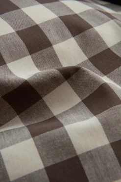 Påslakanset|Jotex LAUREN Påslakanset Dubbelsäng Ekologisk Brun/beige