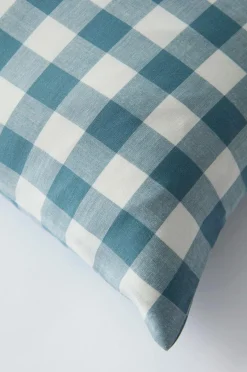 Örngott|Jotex LAUREN örngott 2-pack 60x50 Cm Ekologisk Blå/vit