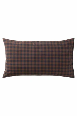 Örngott|Jotex LAUREN örngott 90x50 Cm Ekologisk Brun/svart