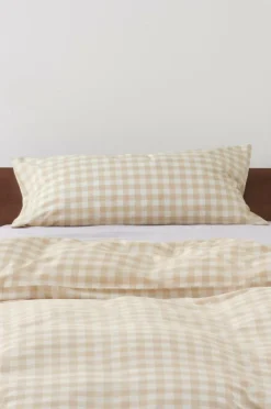 Örngott|Jotex LAUREN örngott 90x50 Cm Ekologisk Beige/vit