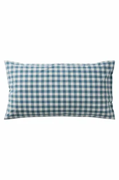Örngott|Jotex LAUREN örngott 90x50 Cm Ekologisk Blå/vit
