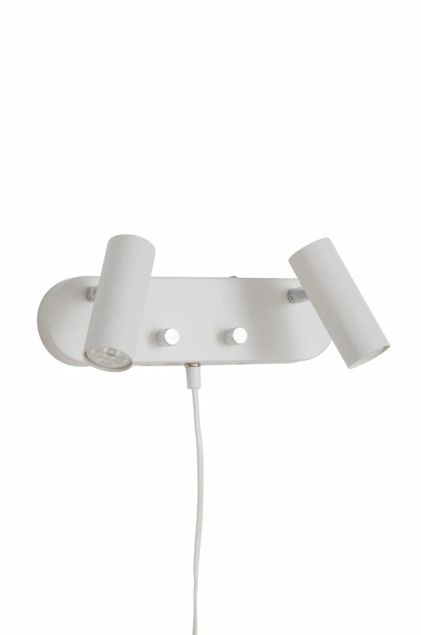 Vägglampor|Jotex LEE Vägglampa - Dubbel Vit