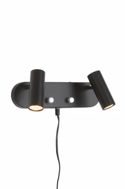 Vägglampor|Jotex LEE Vägglampa - Dubbel Svart