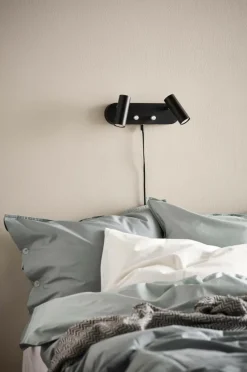 Vägglampor|Jotex LEE Vägglampa - Dubbel Svart