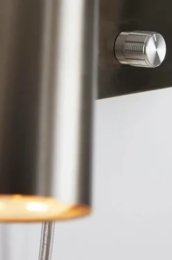 Vägglampor|Jotex LEE Vägglampa - Dubbel Nickelsatin