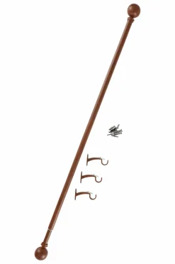Gardinstänger|Jotex LEJLA Gardinstång 120-210 Cm Brun