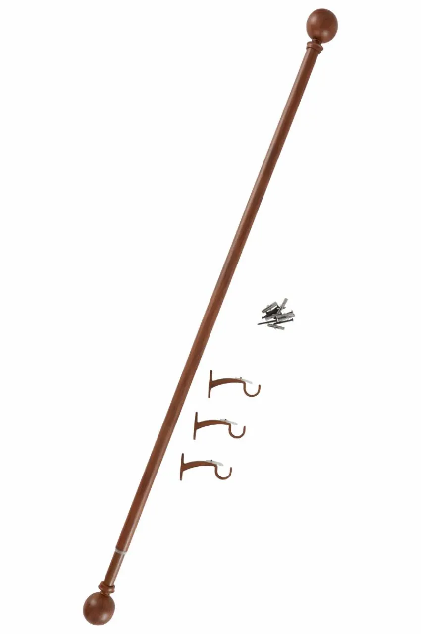 Gardinstänger|Jotex LEJLA Gardinstång 120-210 Cm Brun
