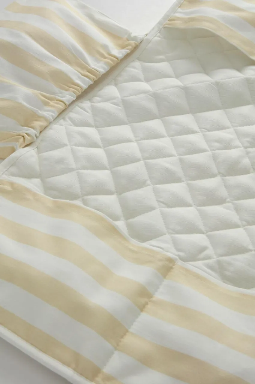 Barnsängkläder|Jotex LENI Skötbädd Portabel Beige/vit