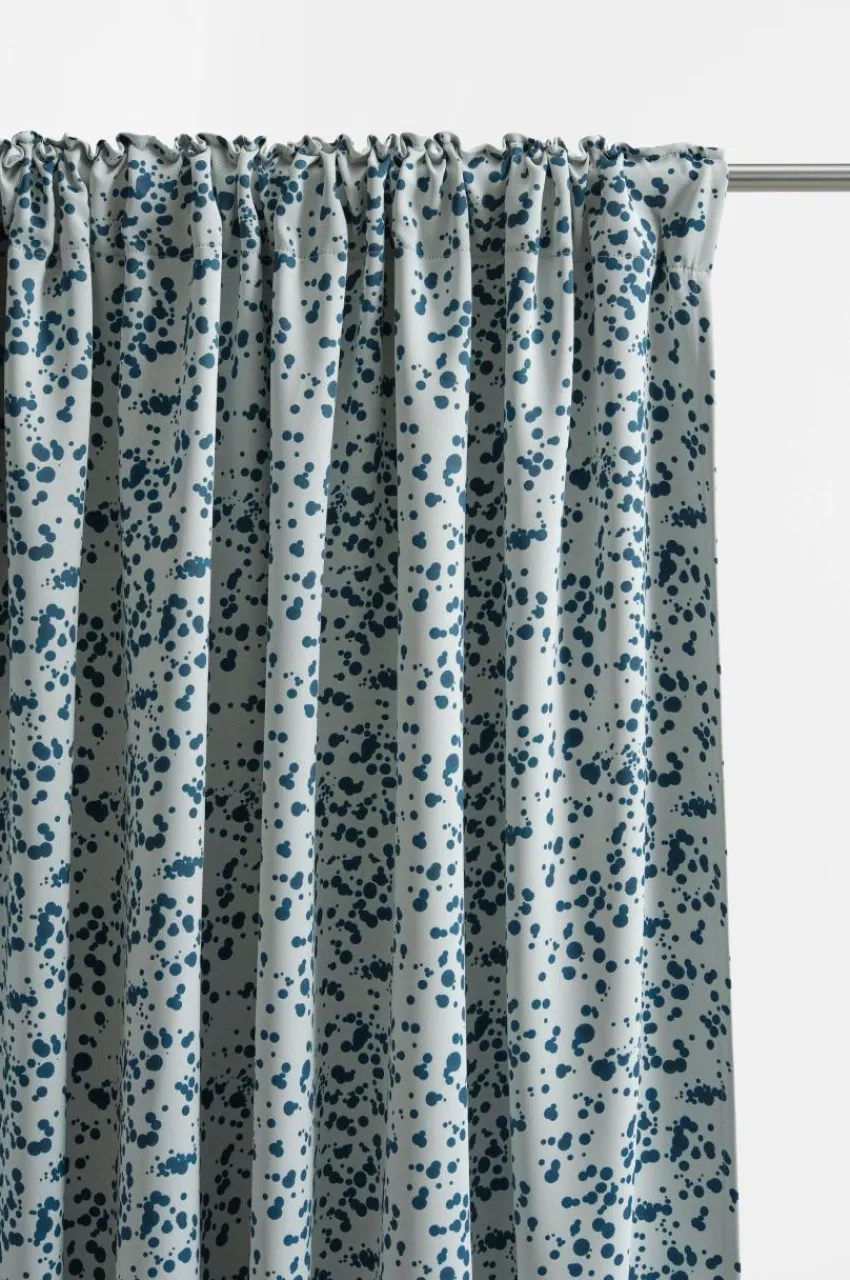 Barngardiner|Mörkläggningsgardiner|Jotex LETICIA Multifunktionsgardin - 1 Längd Blå