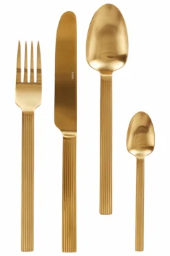 Juldukning|Bestick|Jotex LEXI Bestickset 24 Delar Matt guld