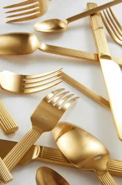 Juldukning|Bestick|Jotex LEXI Bestickset 24 Delar Matt guld
