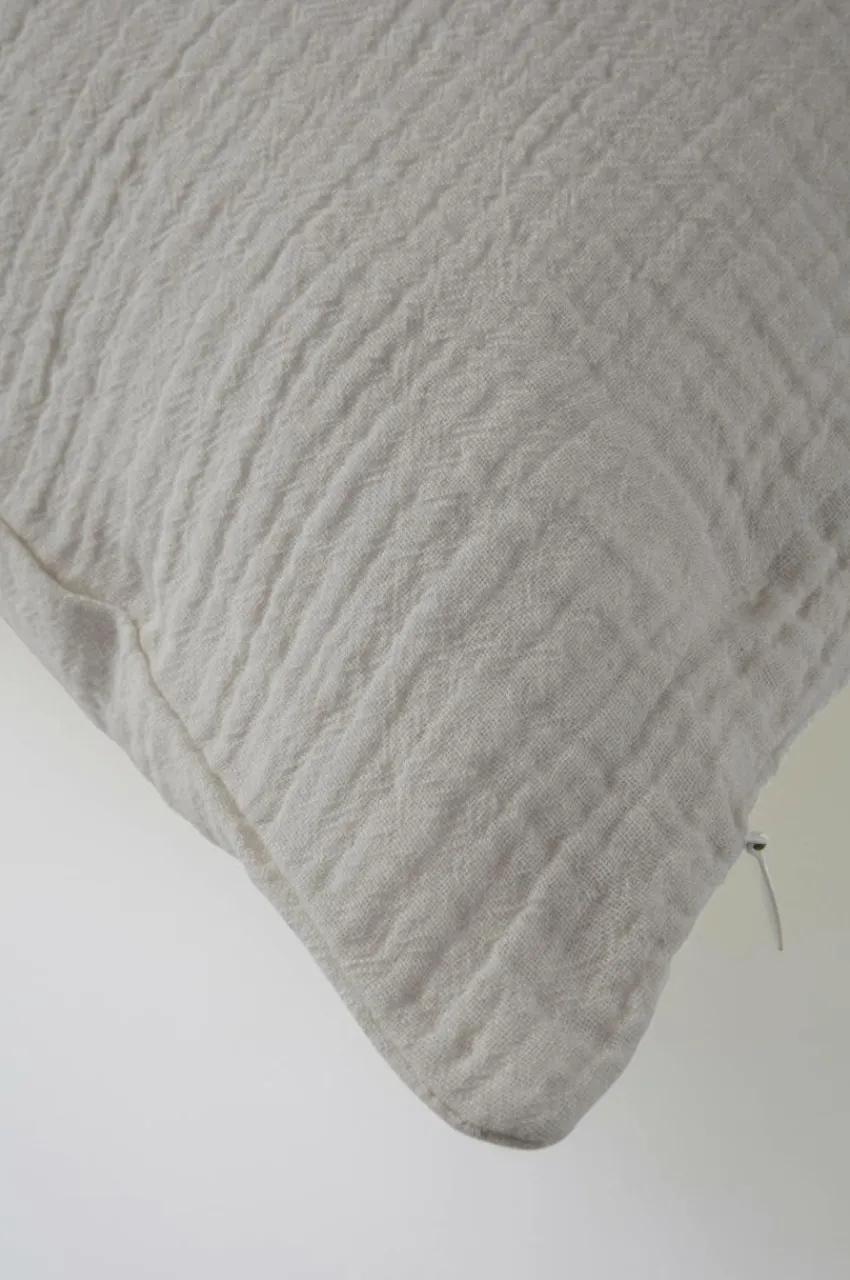 Prydnadskuddar & Fodral|Jotex LILIA Kuddfodral 50x50 Cm - Ekologisk Grå