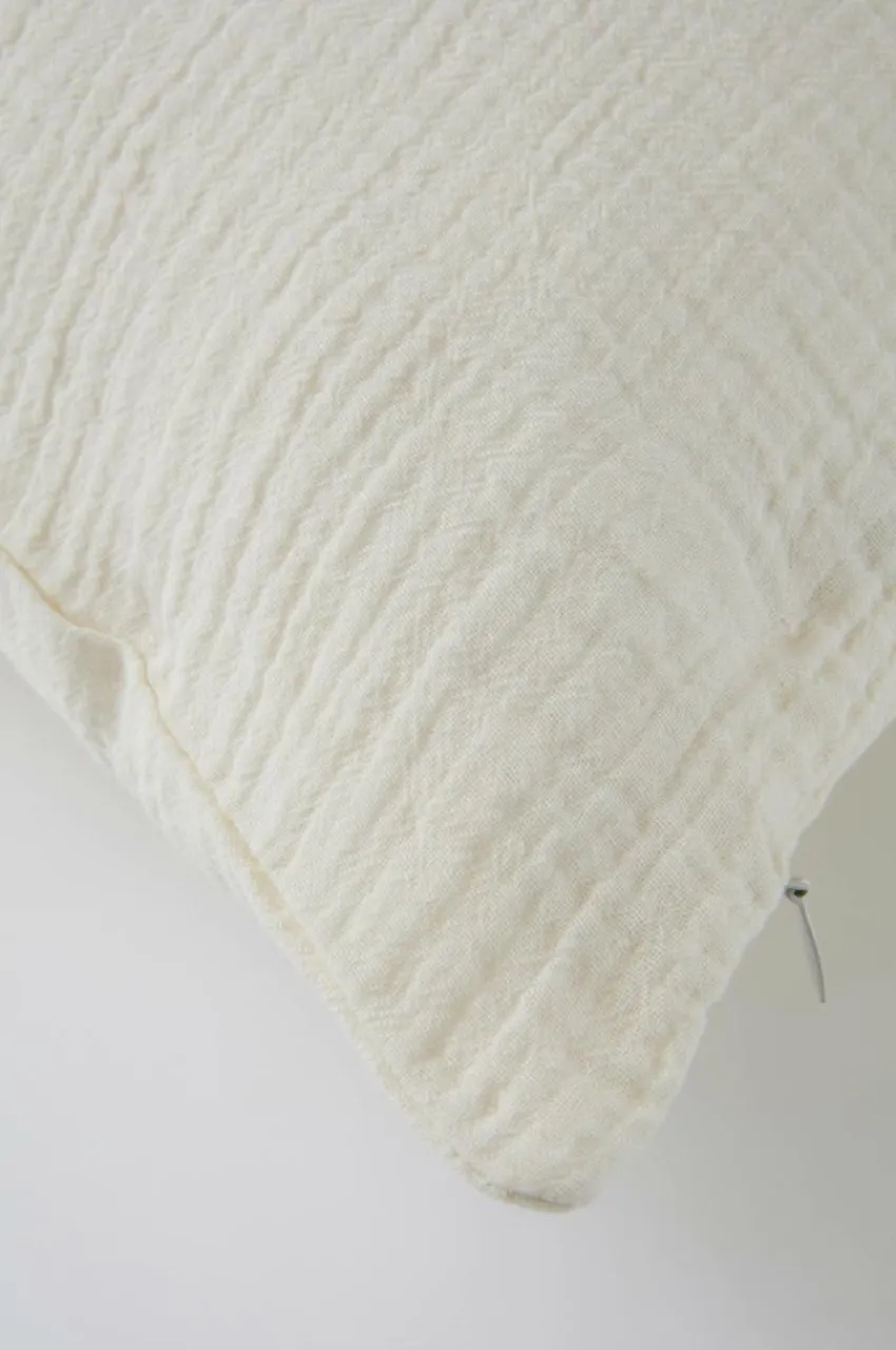 Prydnadskuddar & Fodral|Jotex LILIA Kuddfodral 50x50 Cm - Ekologisk Naturvit