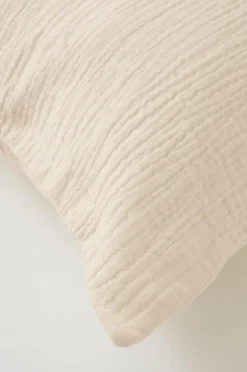 Barnsängkläder|Jotex LILIA MINI örngott 55x35 Cm - Ekologisk Linnebeige