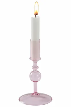 Ljusstakar|Jotex LILJA Ljusstake Ljusrosa