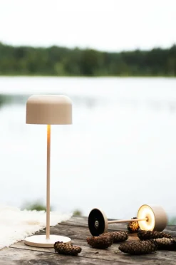 Utebelysning|Utebelysning|Jotex LILLE Bordslampa Uppladdningsbar Utomhus Sand