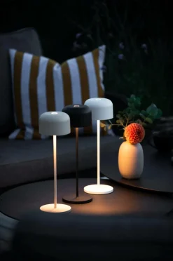 Utebelysning|Utebelysning|Jotex LILLE Bordslampa Uppladdningsbar Utomhus Vit