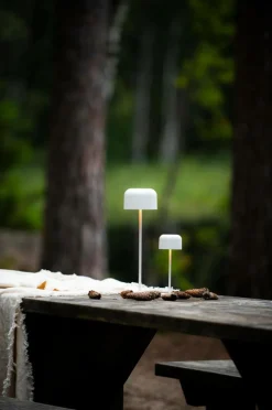 Utebelysning|Utebelysning|Jotex LILLE MINI Bordslampa Uppladdningsbar Utomhus Vit