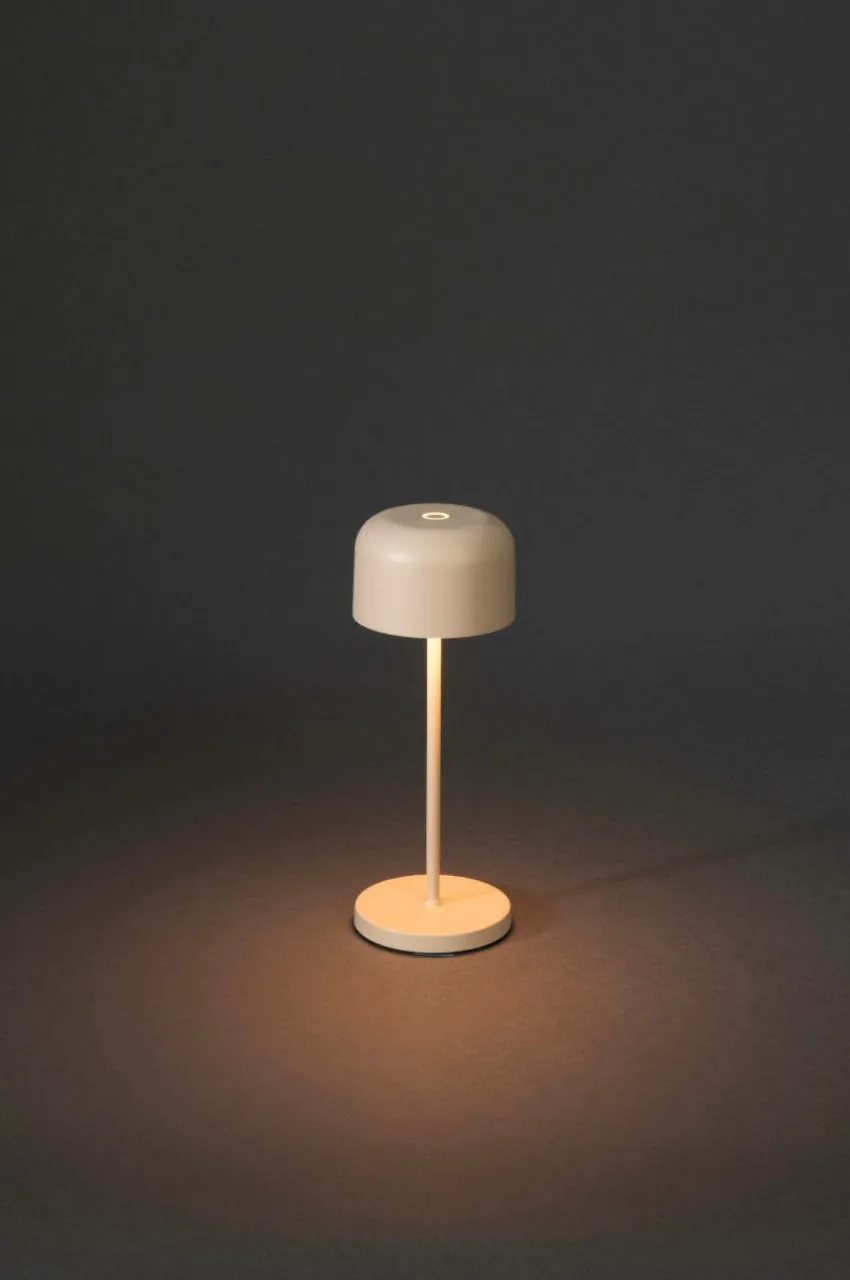 Utebelysning|Utebelysning|Jotex LILLE MINI Bordslampa Uppladdningsbar Utomhus Sand