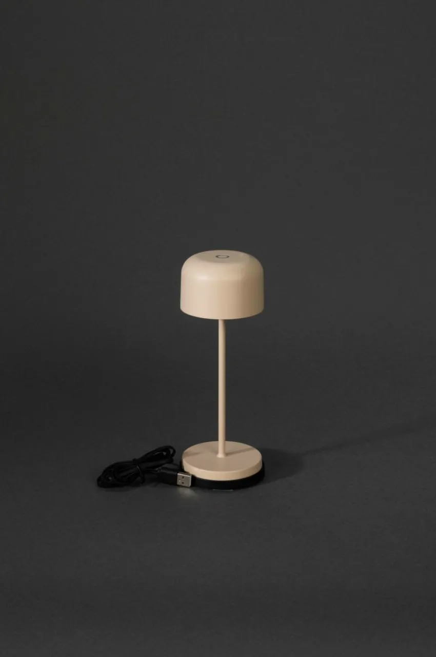 Utebelysning|Utebelysning|Jotex LILLE MINI Bordslampa Uppladdningsbar Utomhus Sand
