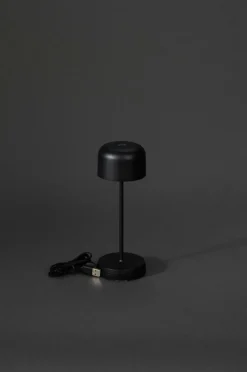 Utebelysning|Utebelysning|Jotex LILLE MINI Bordslampa Uppladdningsbar Utomhus Svart