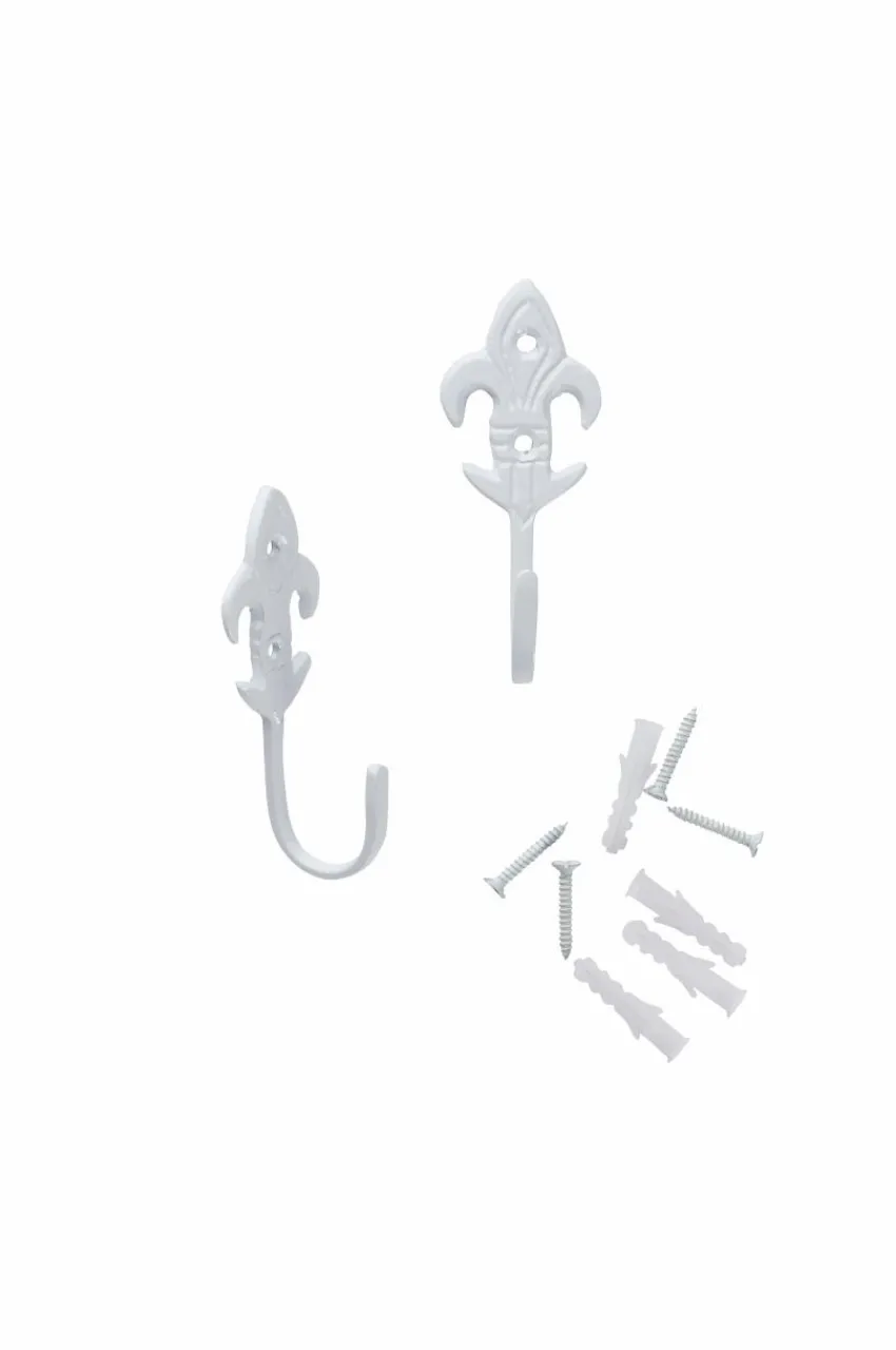Gardintillbehör|Jotex LILY Omtagskrok 2-pack Vit