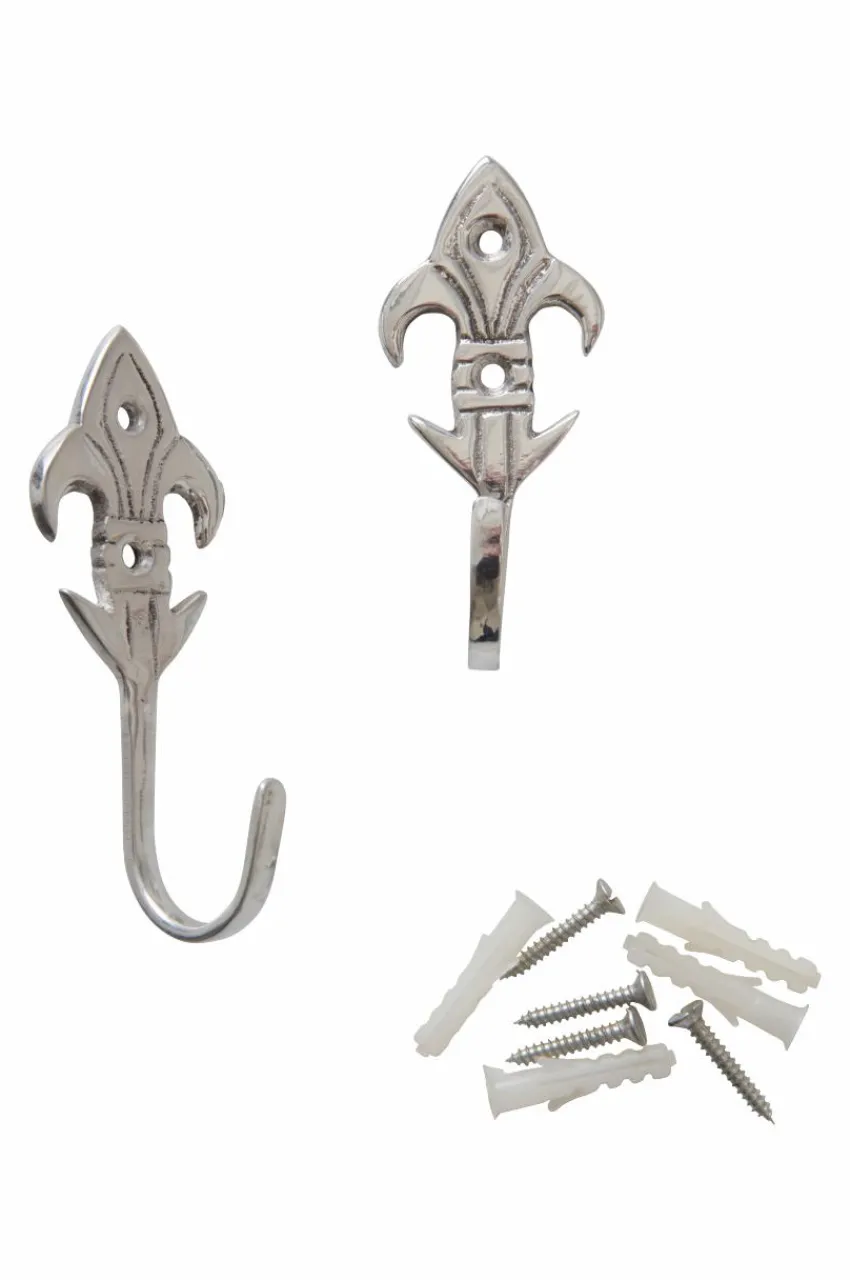 Gardintillbehör|Jotex LILY Omtagskrok 2-pack Silver