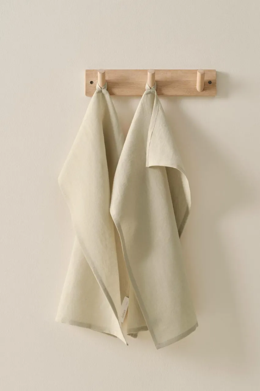 Kökshanddukar|Jotex LINA Kökshandduk Linnemix 2-pack Linnebeige