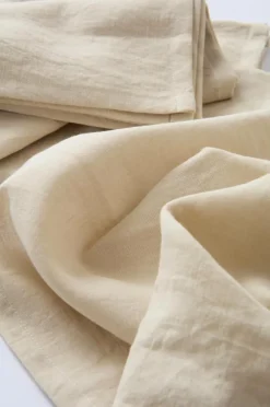 Servetter|Jotex LINA Servett Linnemix 4-pack Linnebeige