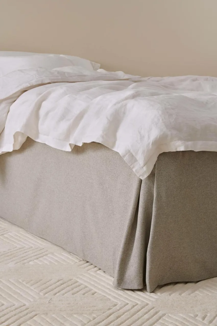 Sängkappor|Jotex LINDEN Sängkappa 45 Cm Ljusgrå