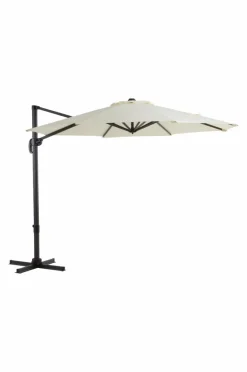 Parasoller & Pergola|Utemöbler|Jotex LIPSI Solparasoll ø 298 Cm Vit/svart