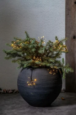 Julbelysning|Jotex Ljusslinga Dew Drop Flower 2,1m Black