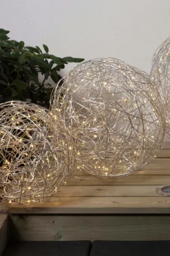 Utebelysning|Utebelysning|Jotex Ljusslinga TRASSEL Alu.wire 40cm Silver