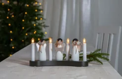 Julbelysning|Jotex Ljusstake Angel Choir White