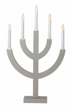 Julbelysning|Jotex Ljusstake Anno 59 Cm Grå