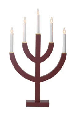 Julbelysning|Jotex Ljusstake Anno 59 Cm Röd
