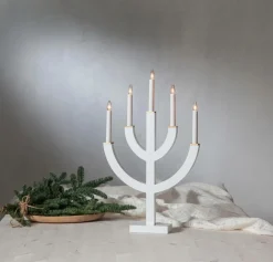 Julbelysning|Jotex Ljusstake Anno 59 Cm Vit