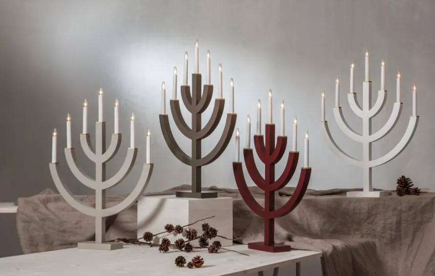 Julbelysning|Jotex Ljusstake Anno 59 Cm Vit