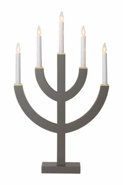 Julbelysning|Jotex Ljusstake Anno 59 Cm Brun