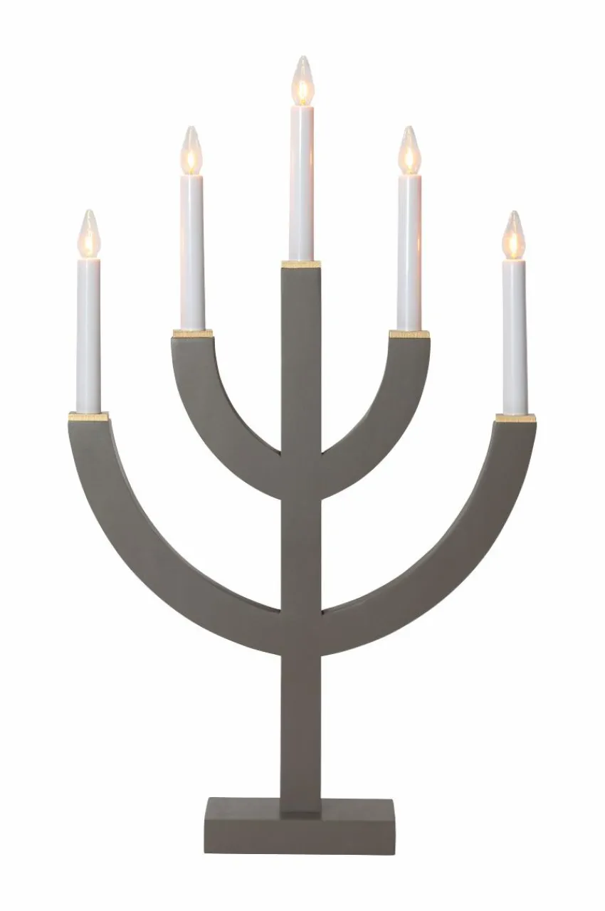 Julbelysning|Jotex Ljusstake Anno 59 Cm Brun