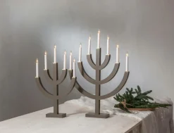 Julbelysning|Jotex Ljusstake Anno 59 Cm Brun