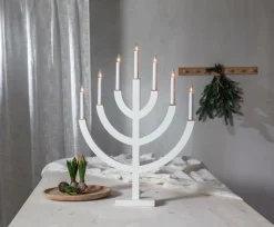 Julbelysning|Jotex Ljusstake Anno 71cm Vit