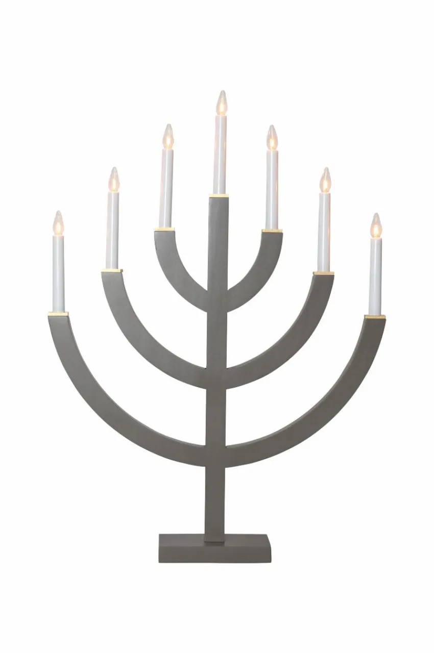 Julbelysning|Jotex Ljusstake Anno 71cm Brun
