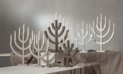 Julbelysning|Jotex Ljusstake Anno 71cm Brun