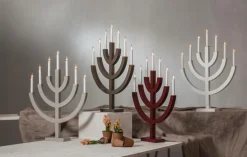 Julbelysning|Jotex Ljusstake Anno 71cm Brun