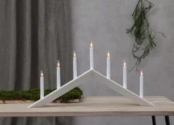 Julbelysning|Jotex Ljusstake Arrow Vit