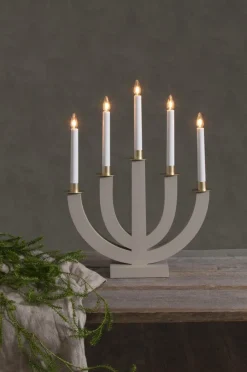 Julbelysning|Jotex Ljusstake Eli Beige